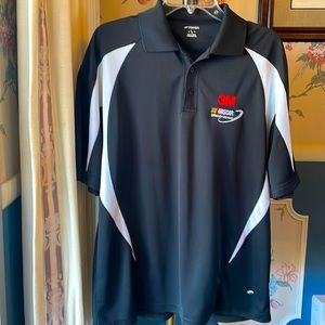 NASCAR 3M Tonix Black/White Authentic Men’s Polo officially licensed large L